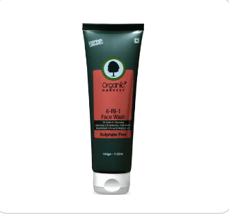 organic harvest face wash