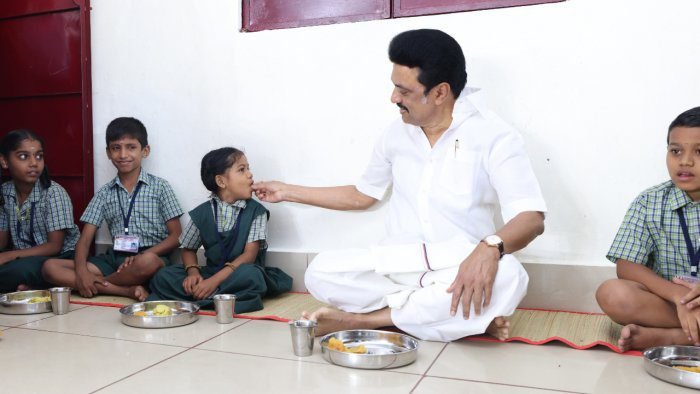 CM MK Stalin launches free breakfast scheme for govt schools