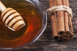 Honey and cinnamon