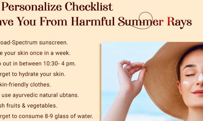 10 Summer tips to protect your skin from the harmful UV rays of the sun